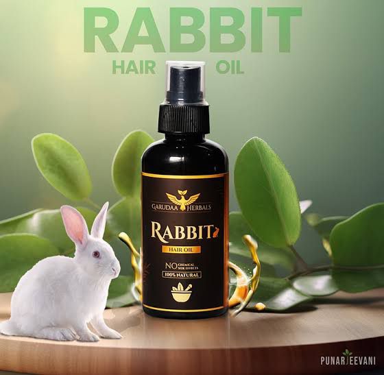 Rabbit Herbal Hair Oil – 100% Stronger, Healthier Growth
